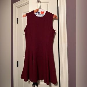 Little red knit dress